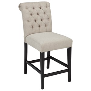 Signature Design By Ashley Tripton D530 02 Dining Upholstered Side Chair With Button Tufting And Roll Back Design Furniture And Appliancemart Dining Side Chairs