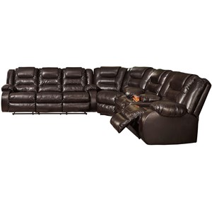 Signature Design by Ashley Vacherie Reclining Sectional Sofa