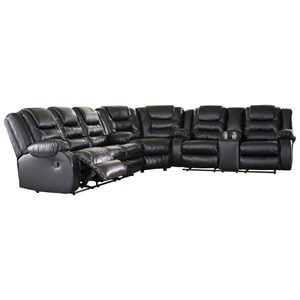 Signature Design by Ashley Vacherie Reclining Sectional Sofa
