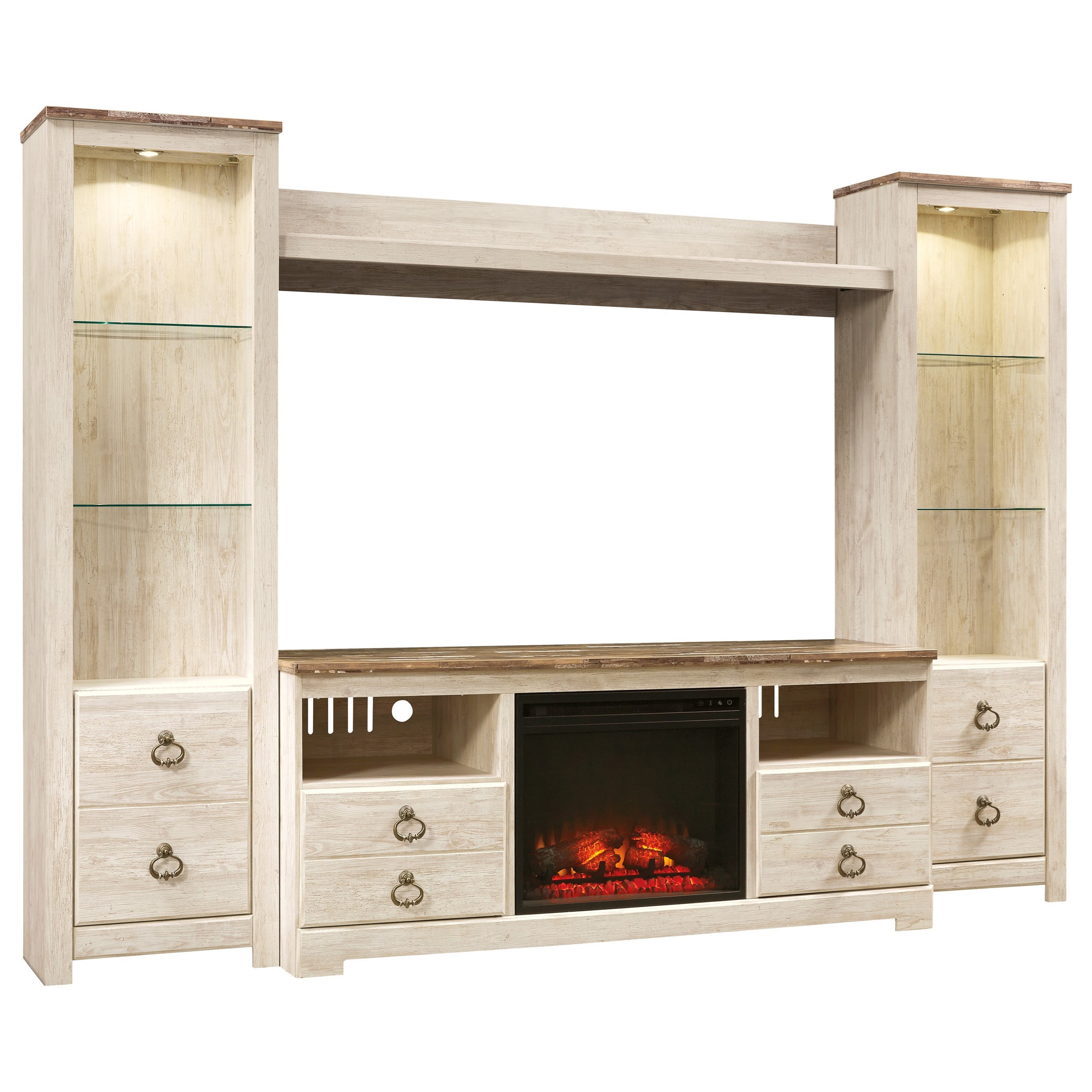 Signature Design by Ashley Willowton Entertainment Center ...