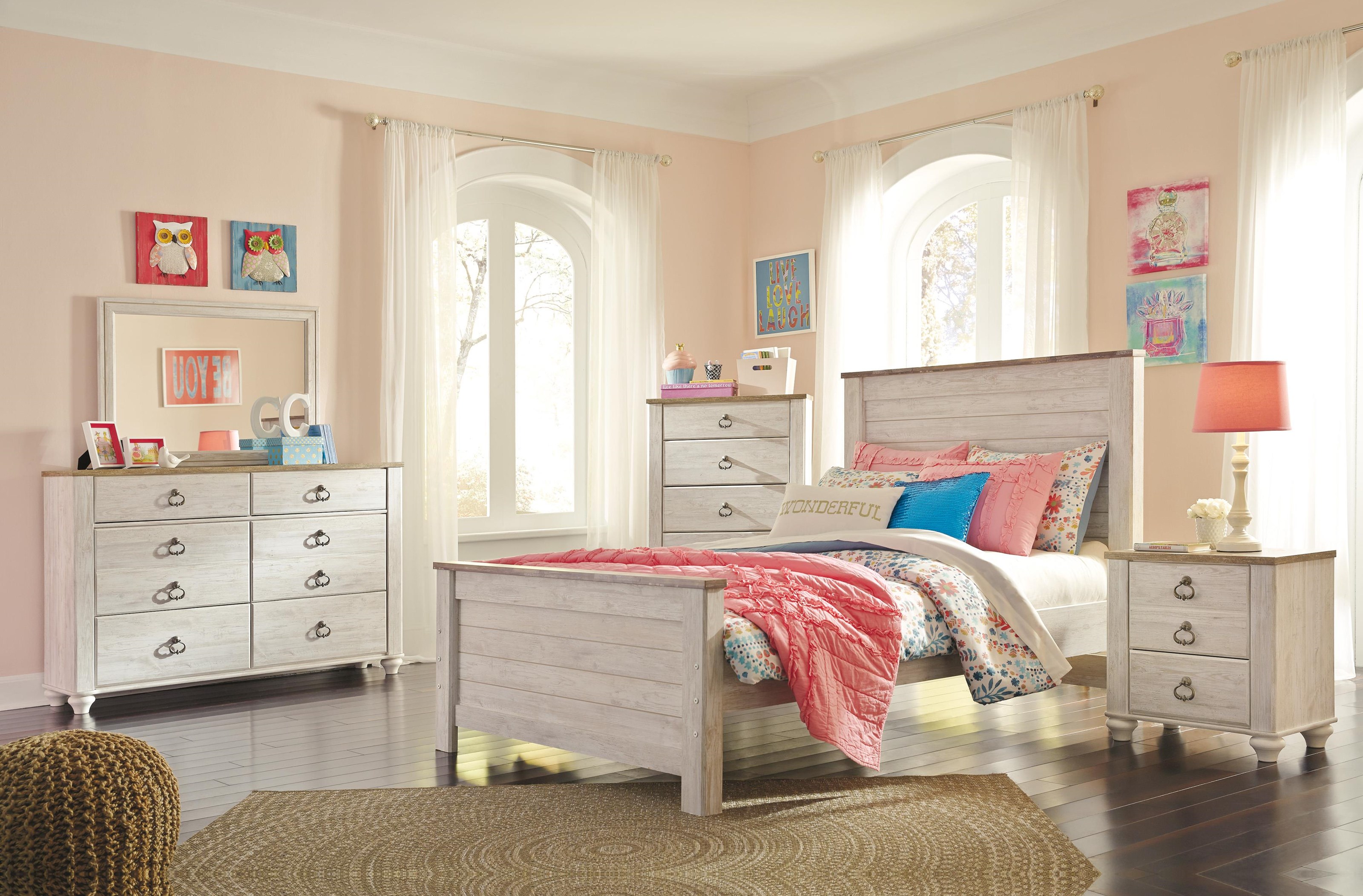 willowton twin panel bed