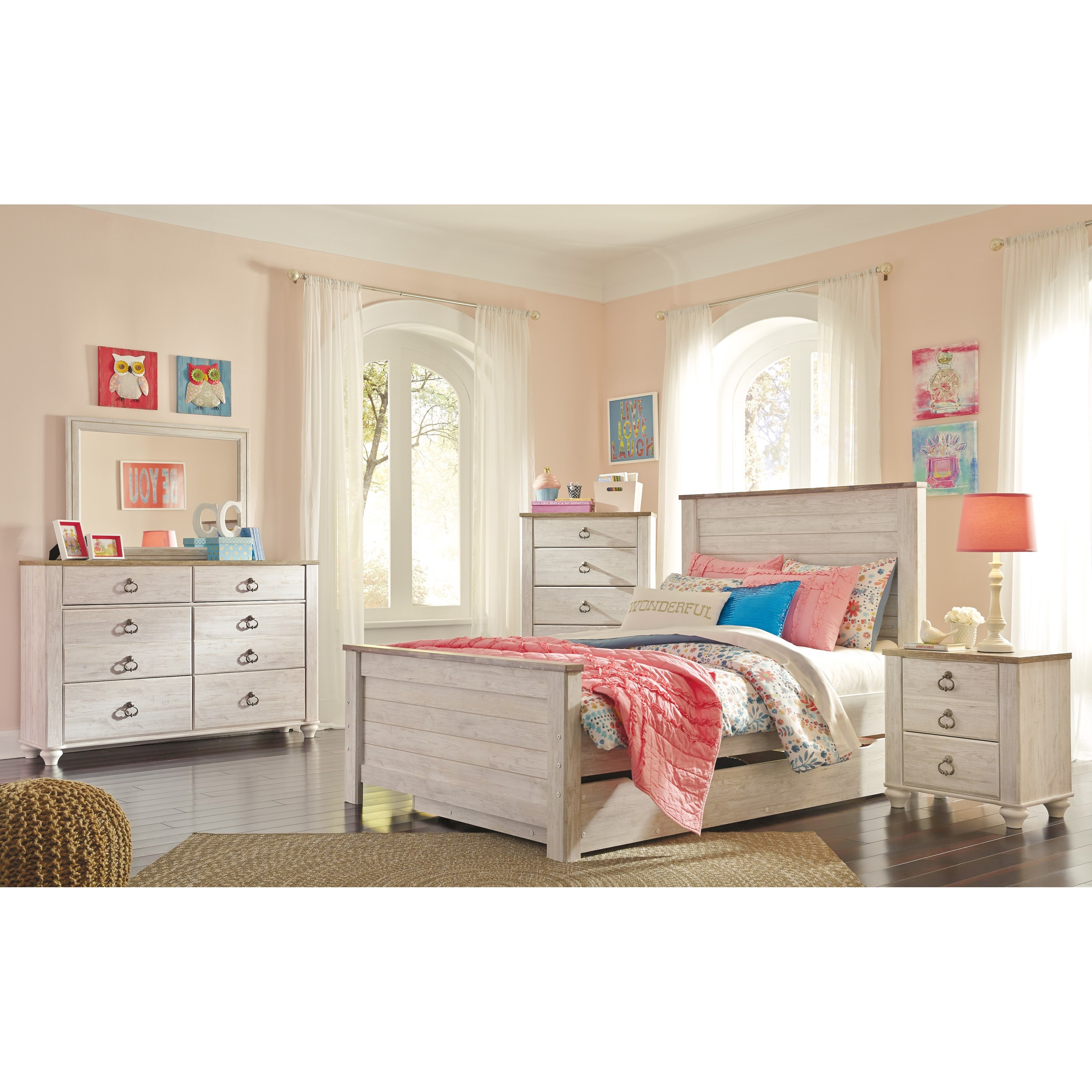 Signature Design by Ashley Willowton Full Bedroom Group ...