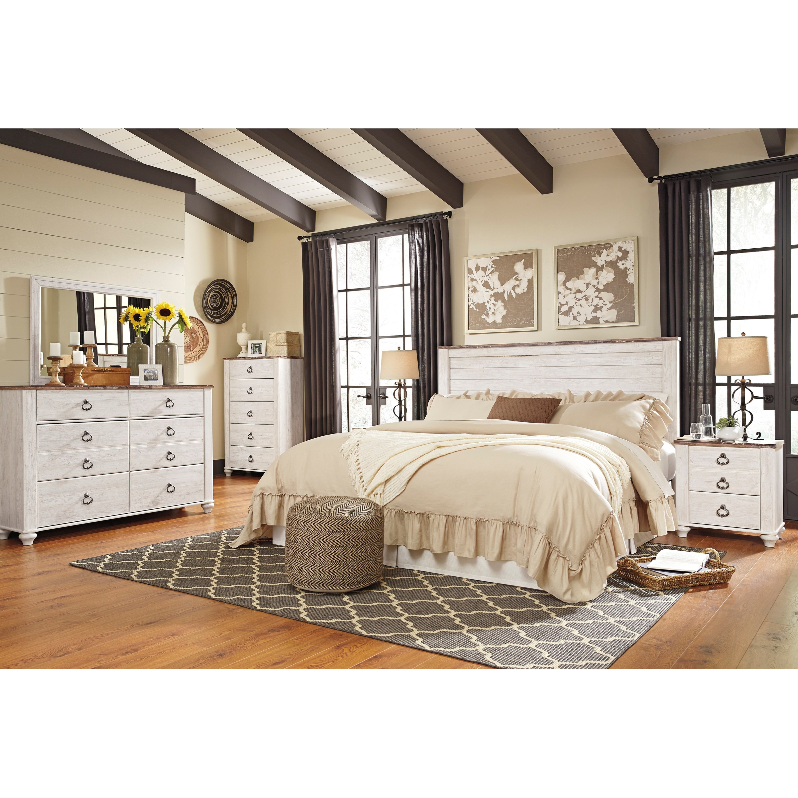 Ashley (Signature Design) Willowton Queen/Full Two-Tone ...