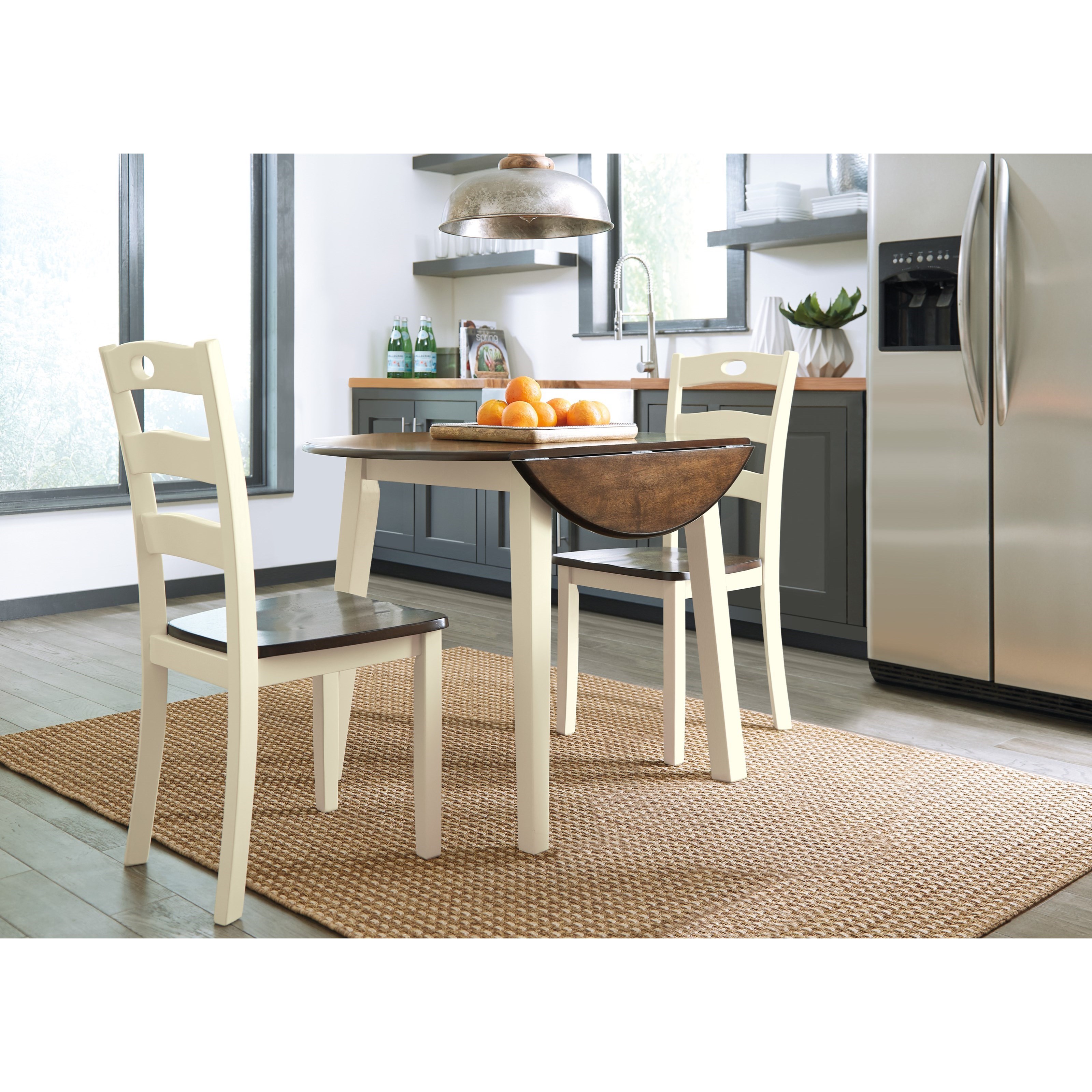 Signature Design by Ashley Woodanville 3-Piece Round Drop ... (3200 x 3200 Pixel)