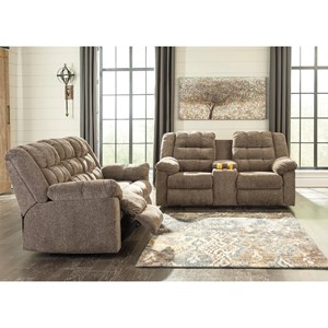 Signature Design by Ashley Workhorse Reclining Living Room Group