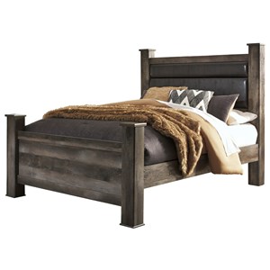 Signature Design by Ashley Wynnlow Queen Poster Bed