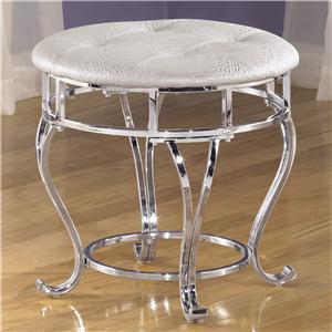 Signature Design by Ashley Zarollina Upholstered Stool