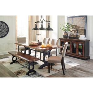 Signature Design by Ashley Zurani Casual Dining Room Group