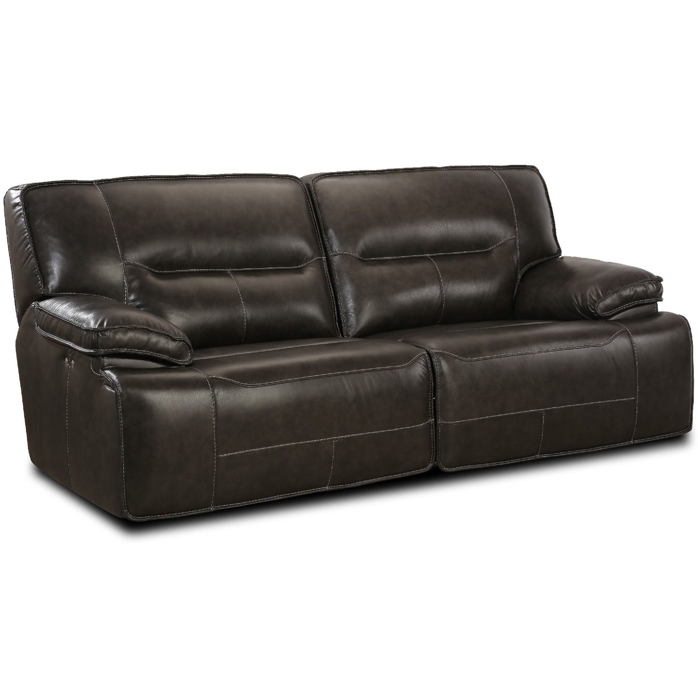 Simon Li Motion Max Leather Match Reclining Sofa