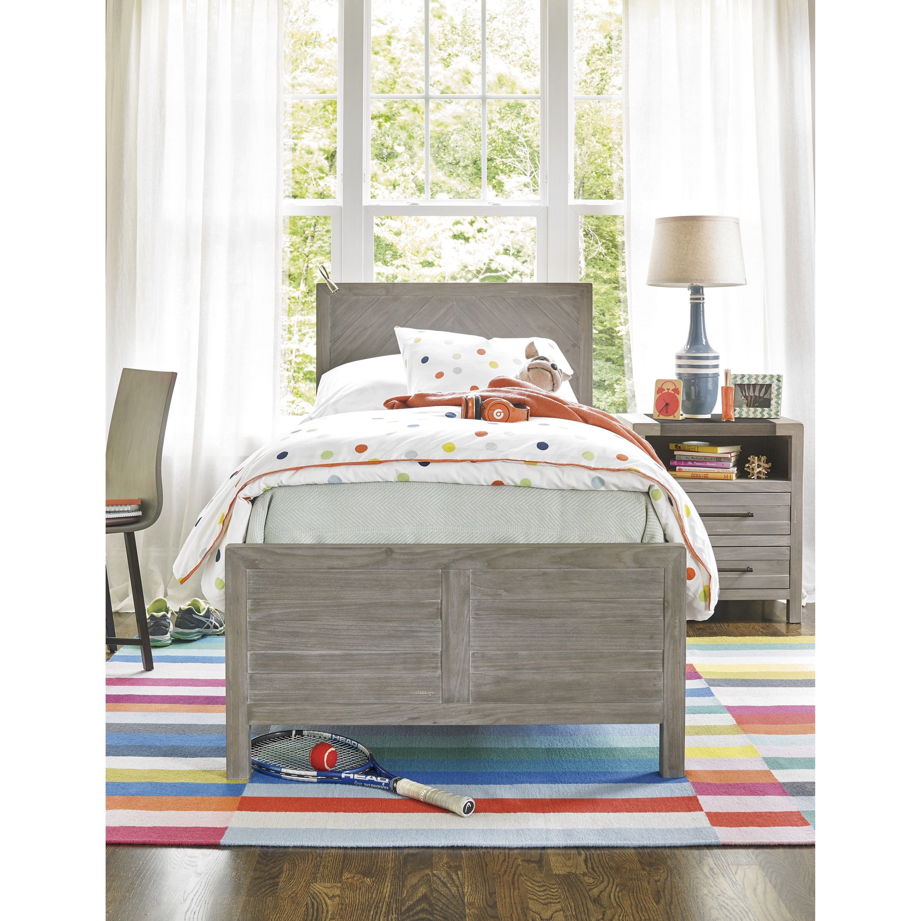 Smartstuff Scrimmage Twin Reading Bed with Snake Light Darvin
