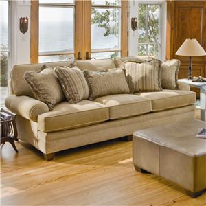 Smith Brothers 375 Traditional Styled Sectional Sofa With Smith Brothers 375 Stationary Sofa
