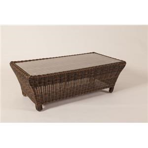 South Sea Rattan Wicker C S Wo Sons Hawaii Coffee Table