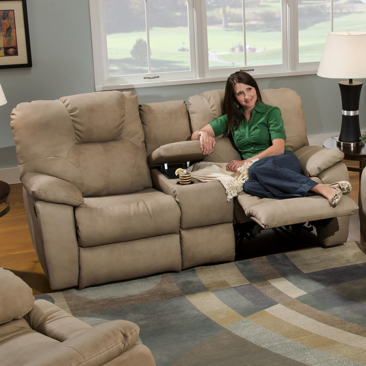 Avalon Reclining Sofa With Console By Southern Motion At Sheely S Furniture Liance