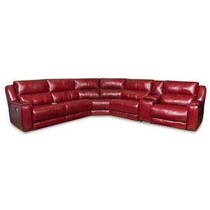 Southern Motion Dazzle Sectional w/ Cup Holders and Power Headrests