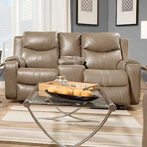 Southern Motion Marvel Reclining Sofa with Console & Power Headrest