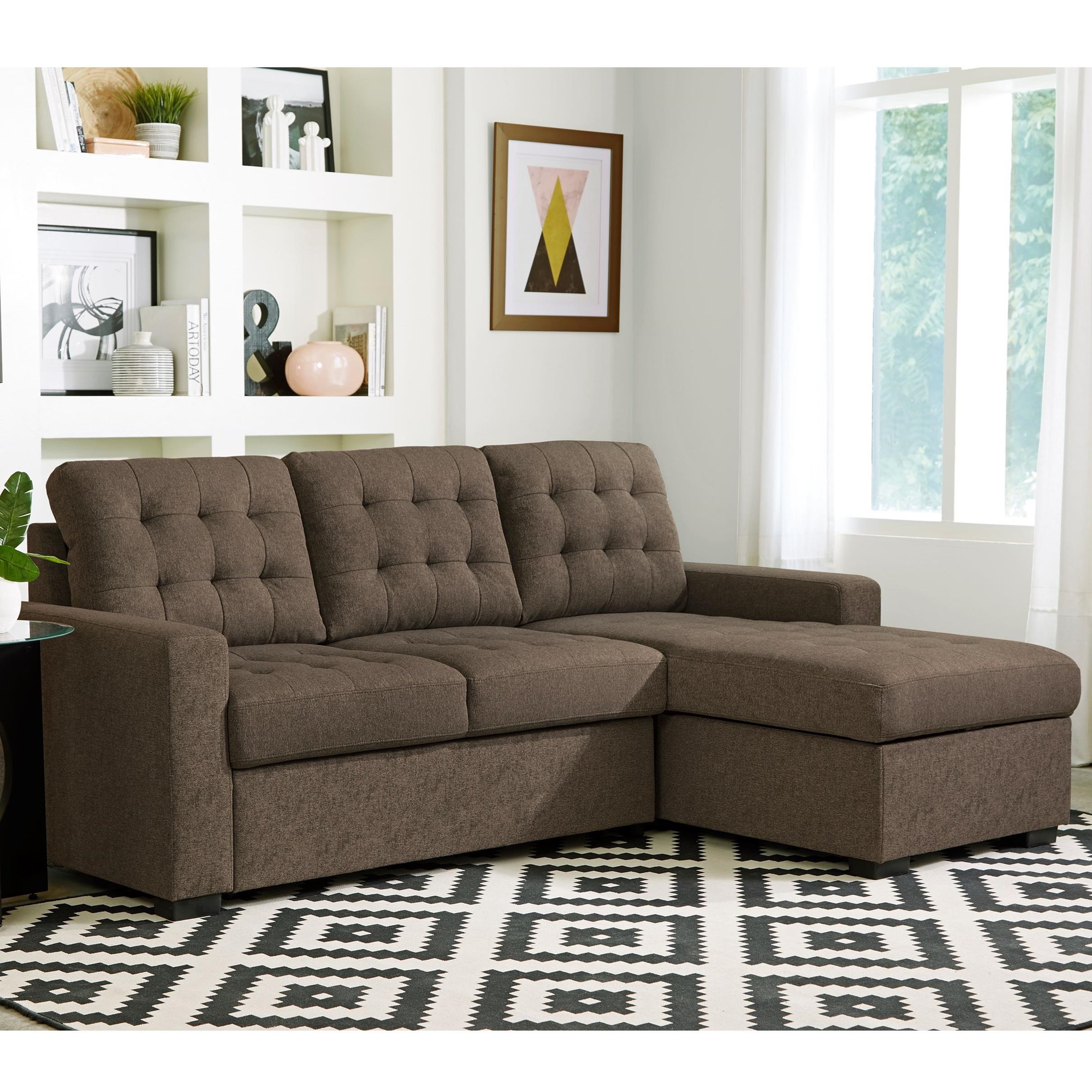 Standard Furniture Cadence Sectional Sleeper Sofa With Right Arm Cadence Sectional Sleeper Sofa