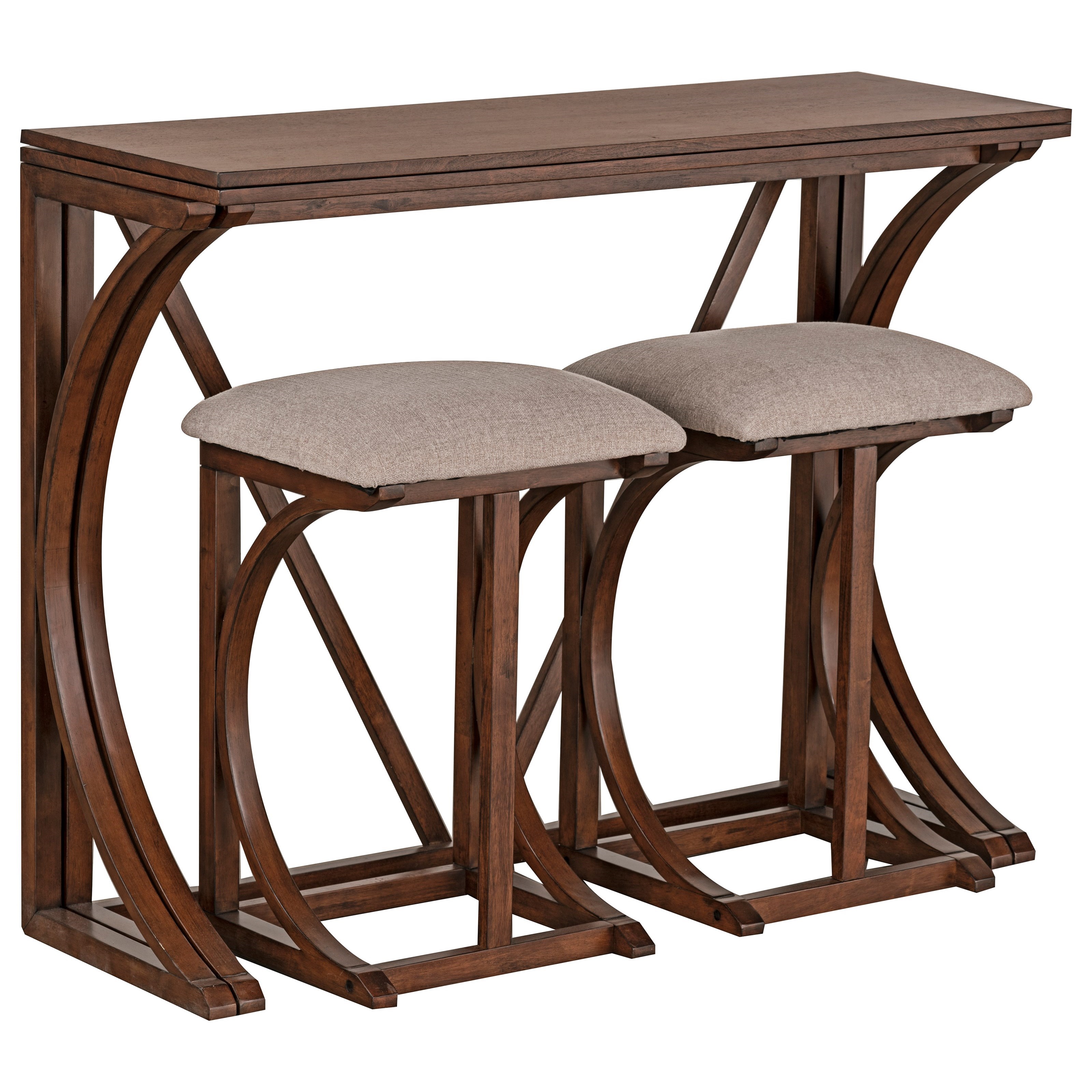 Standard Furniture Folding Bar Brentwood Transitional Folding Table And Stool Set Rooms For Less Pub Table And Stool Sets