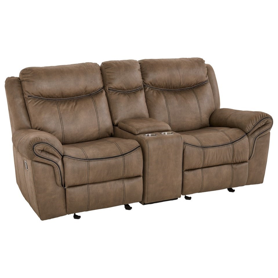 Standard Furniture Knoxville Casual Manual Glider Loveseat With