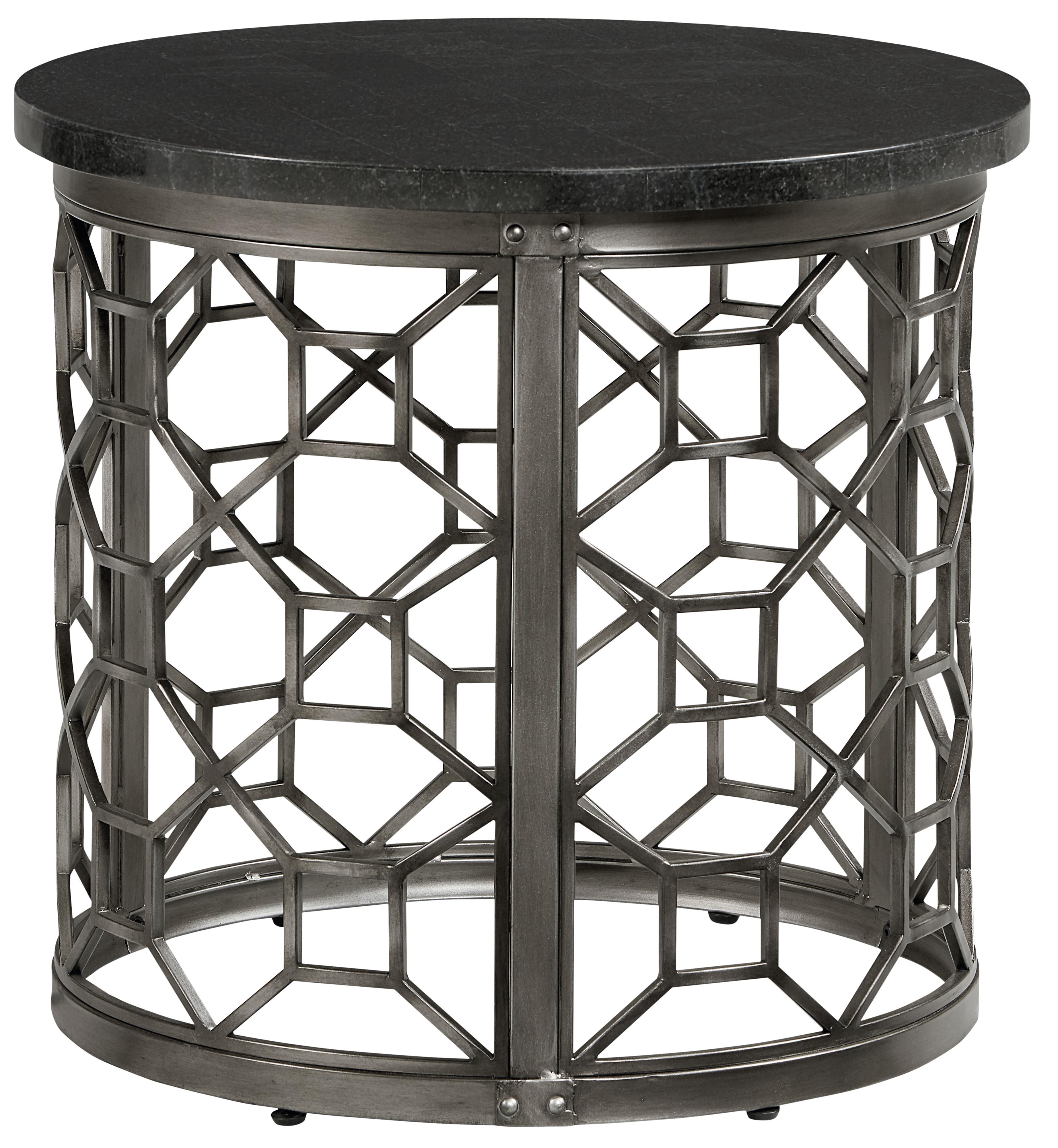 Round End Table With Granite Top Equinox Tables By Standard Standard Furniture Equinox Tables Round End Table With Granite Top