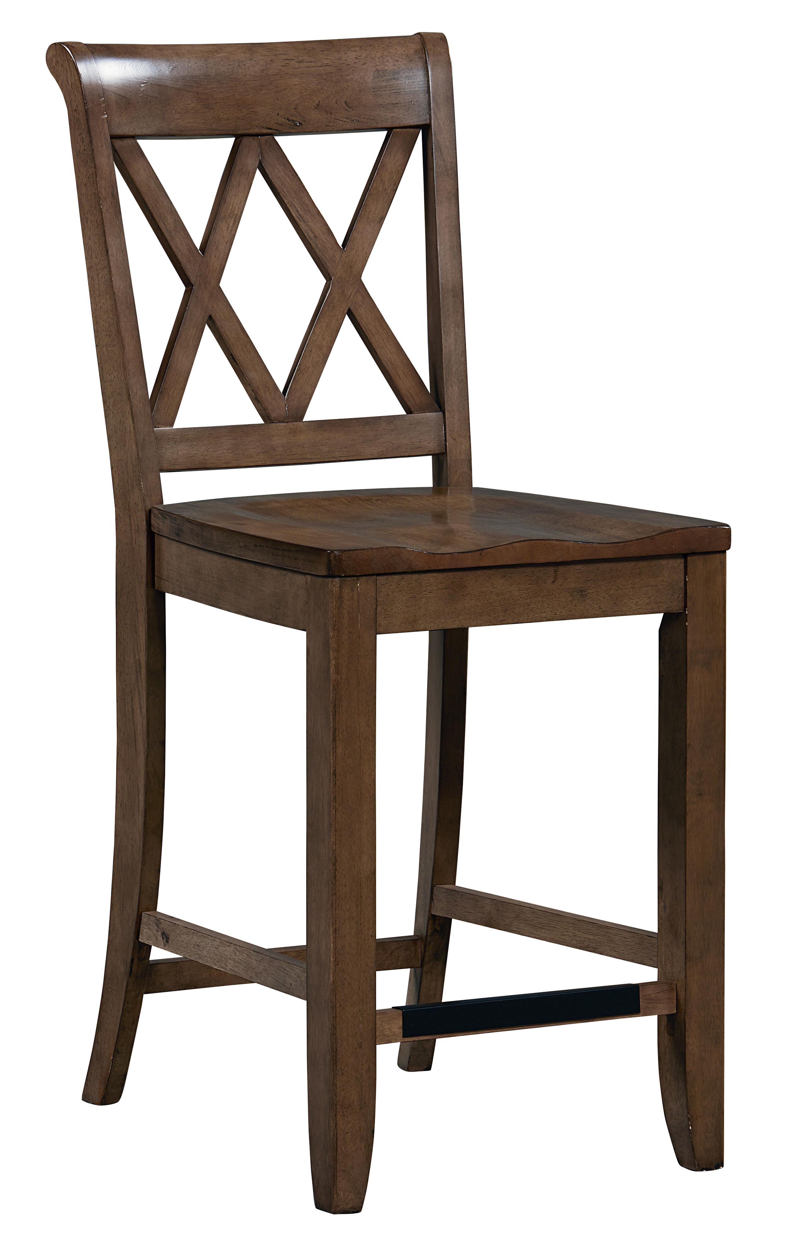 Standard Furniture Vintage 11327 X-Back Weathered Grey ...