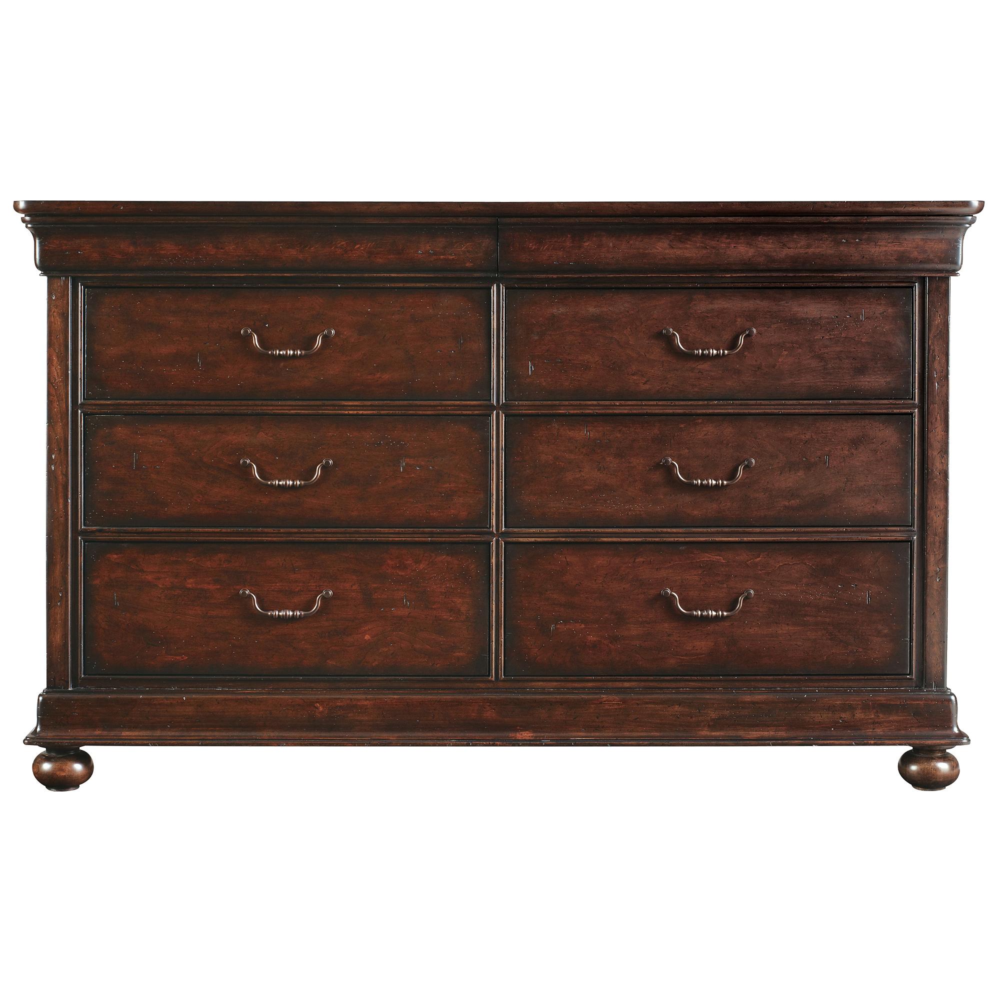 Stanley Furniture The Clic Portfolio Louis Philippe Six Stanley Furniture The Clic Portfolio Louis Philippe Dresser Item Number 058 13