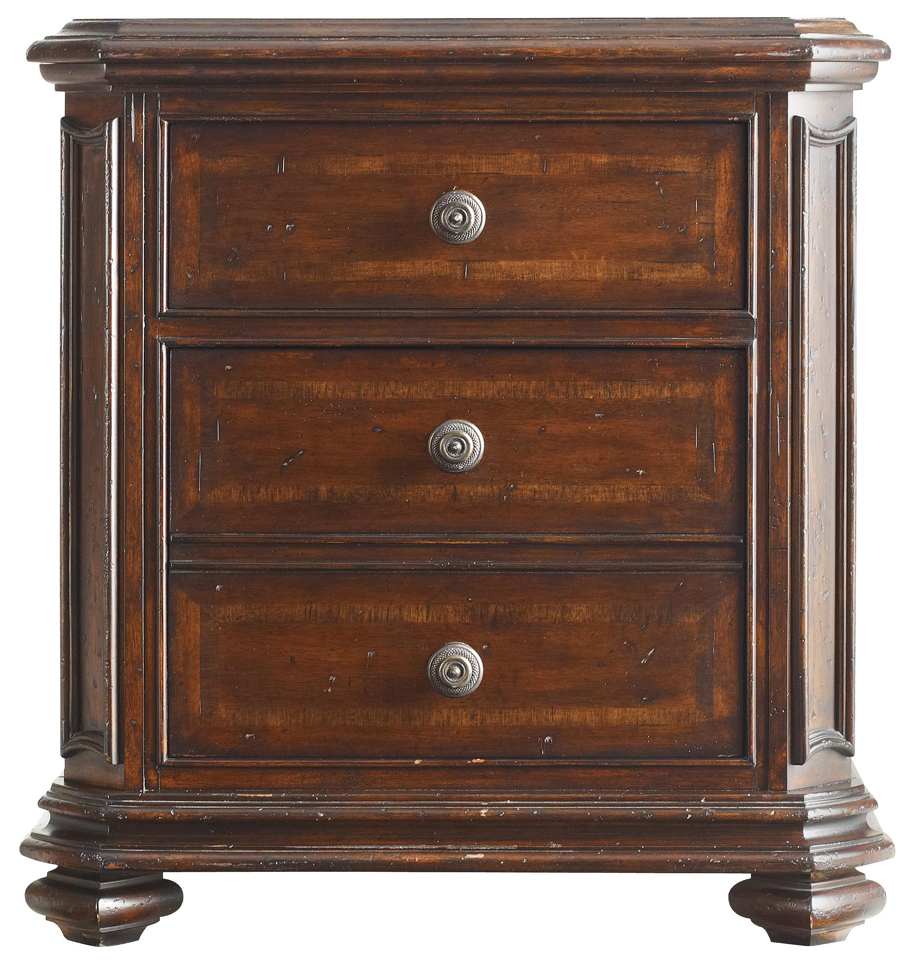 Stanley Furniture The Clic Portfolio Continental Night Stand With The Clic Portfolio Continental Night Stand With 2 Drawers By Stanley Furniture