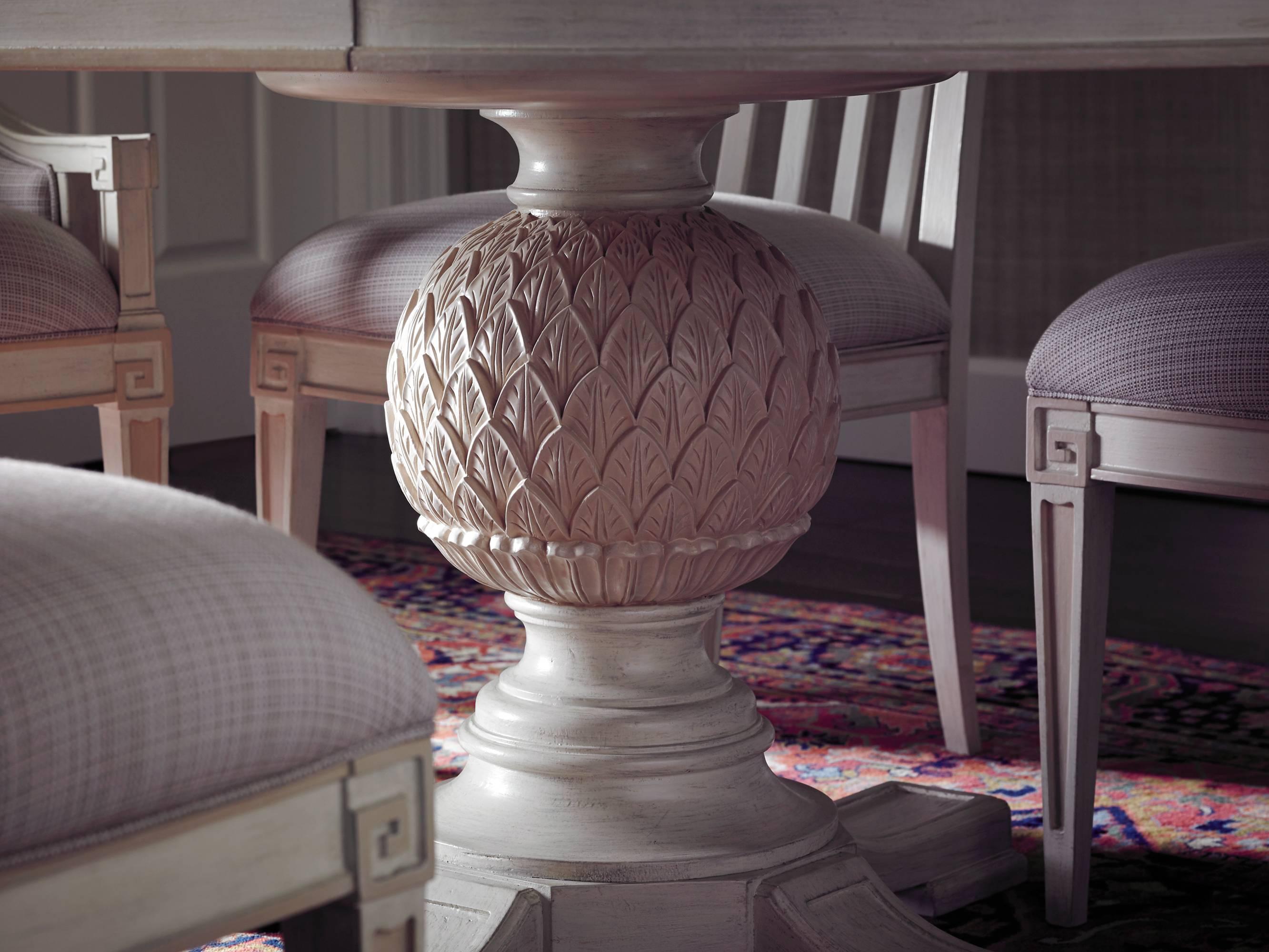 Stanley Furniture Preserve 3402130 Artichoke Pedestal Table with Leaf