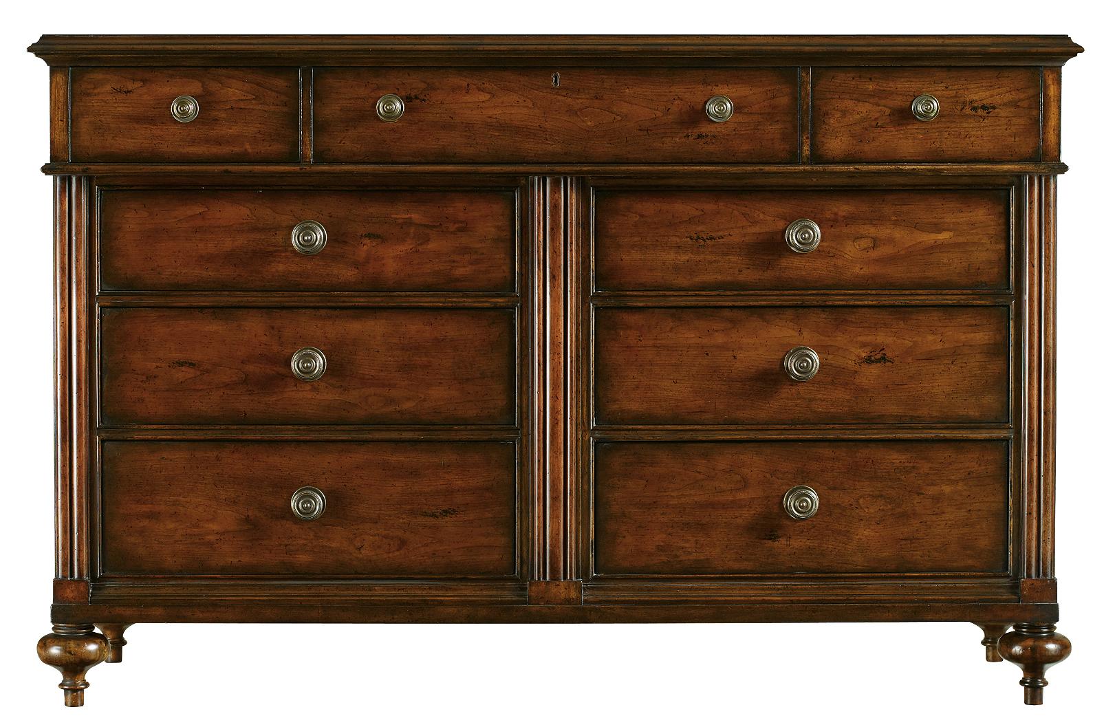 Stanley Furniture The Clic Portfolio British Colonial The Clic Portfolio British Colonial Traditional 9 Drawer Dresser By Stanley Furniture