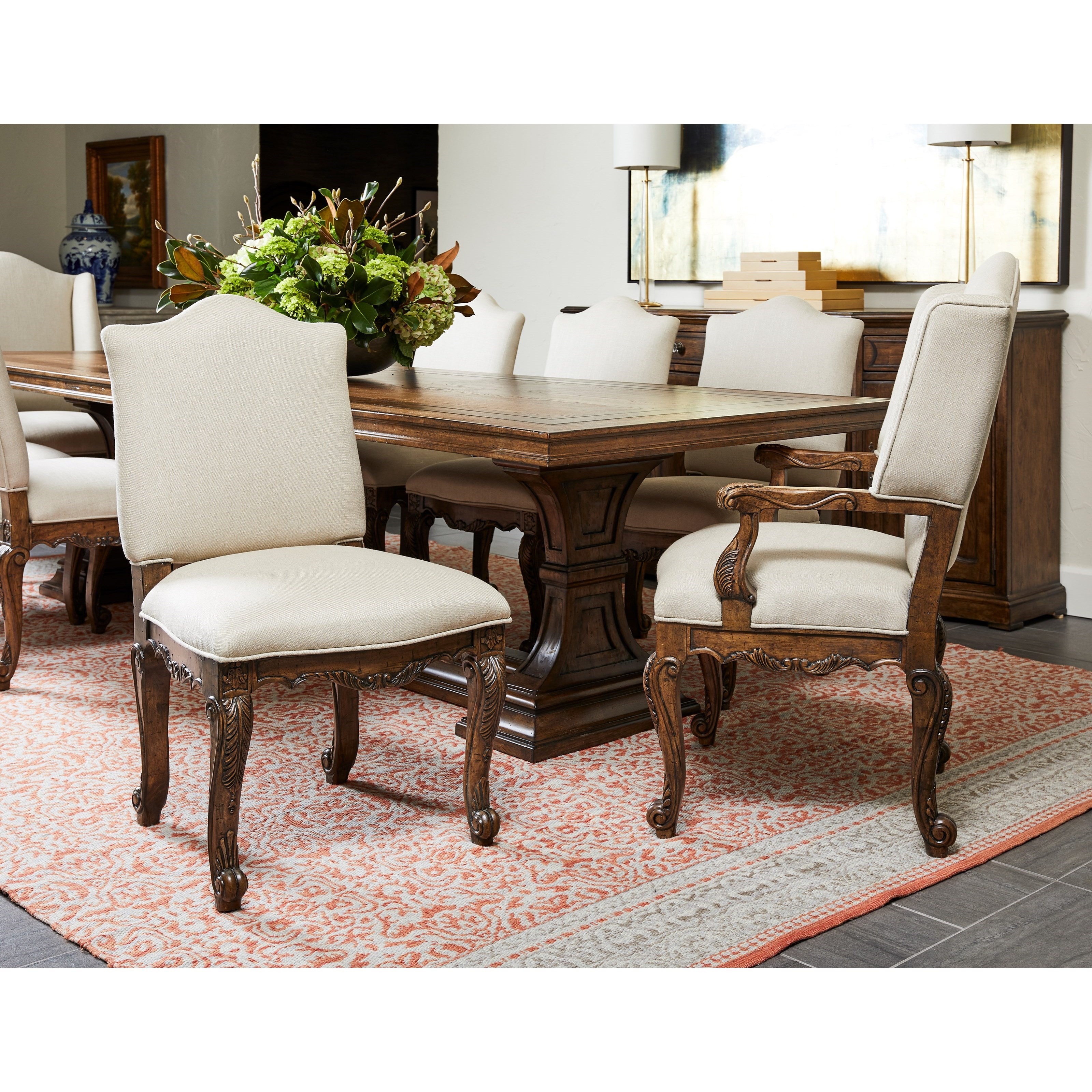 Stanley Furniture Thoroughbred 120" Admiral's Rectangular Dining Table