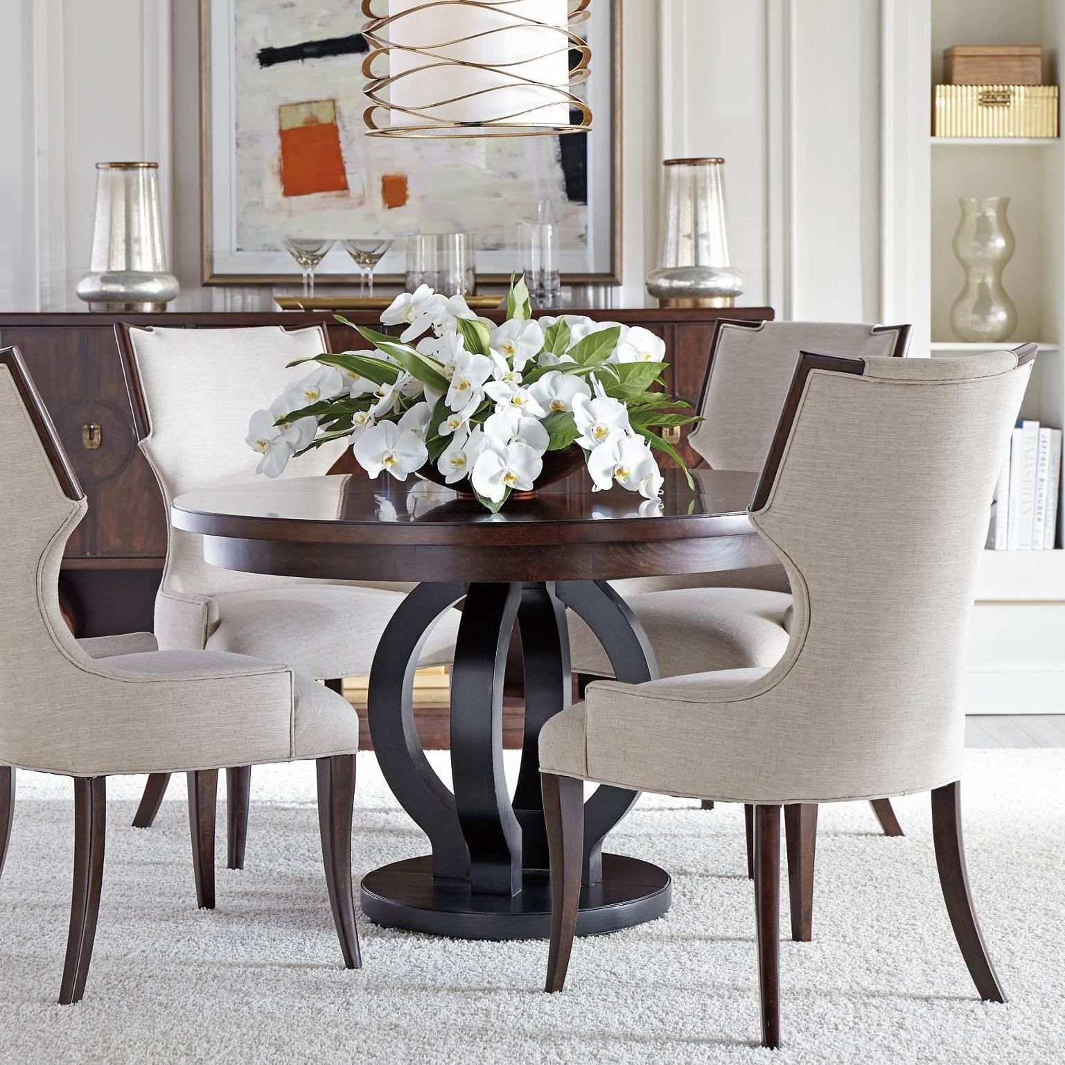 Stanley Furniture Virage 5 Piece Round Dining Table Set Belfort Stanley Furniture Virage 5 Piece Round Dining Table Set Item Number 696