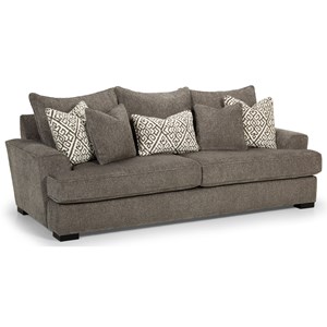 Stanton 435 Contemporary Sofa With Five Toss Pillows Rife S Home