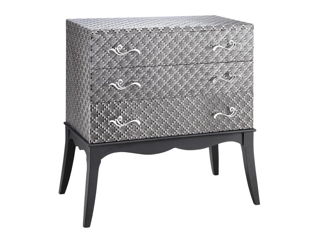 Stein World Chests Accent Chest With 3 Drawers And Silver Design