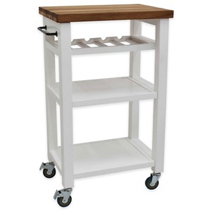 Steve Silver Belden Bd150ckw Cottage 2 Shelf Kitchen Cart With Wine Bottle Storage And Towel Rack O Dunk O Bright Furniture Kitchen Islands