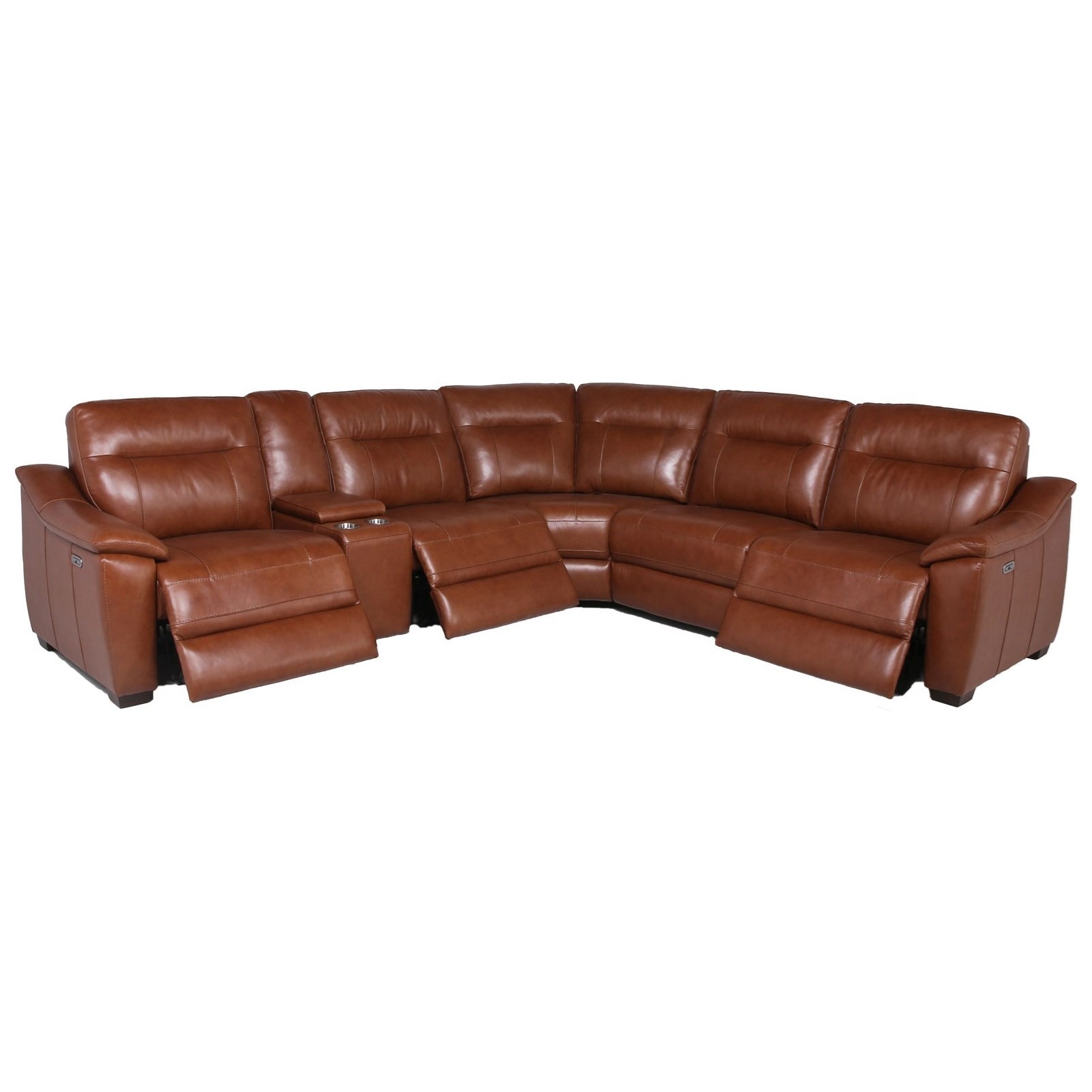 Steve Silver Casa Contemporary Power Reclining 6Piece Sectional with