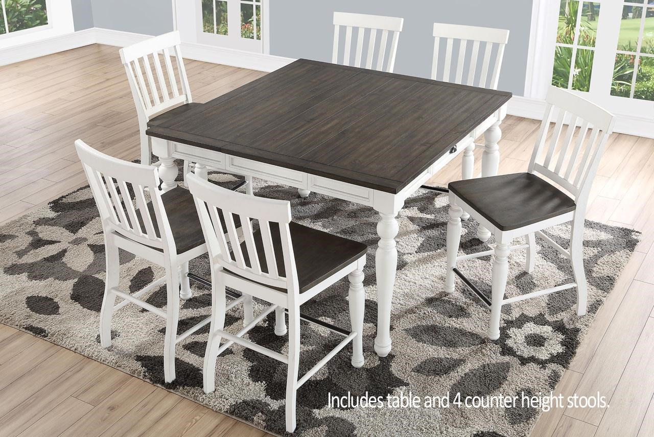Joanna 5-Piece Counter Height Dining Set | Ruby Gordon ...