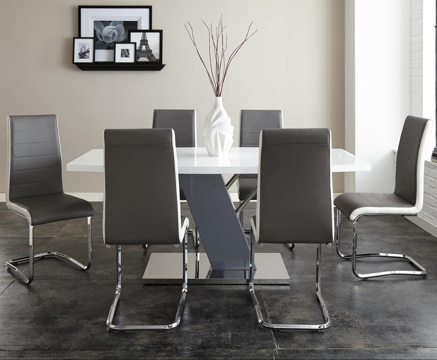 Steve Silver Nevada 7 Piece Dining Set With Ergonomic Breuer Chairs Steve Silver Nevada 7 Piece Dining Set Item Number Nv500b T 6xs