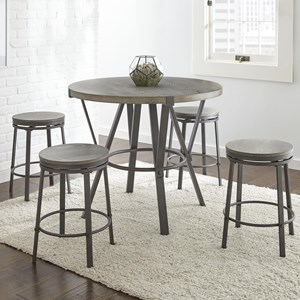 Steve Silver Portland 5 Piece Counter Height Dining Set