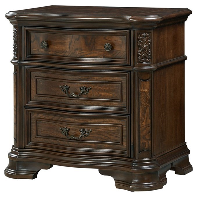 Steve Silver Royale Nightstand with USB Port Wayside Furniture