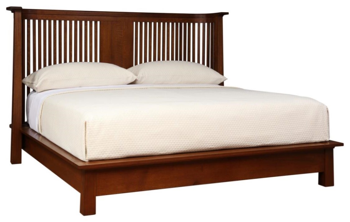 Stickley Oak Mission Classics King Platform Bed Williams & Kay