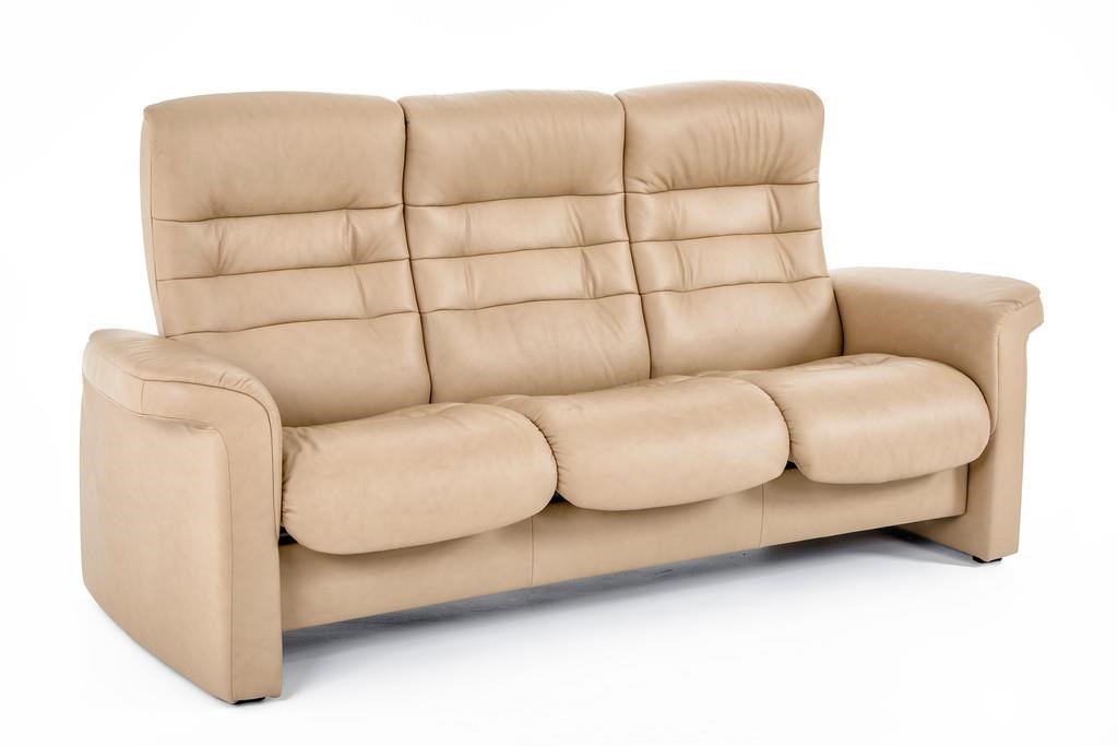 Stressless Shire Saph By Baer S Furniture 2 Pc High Back Reclining Sofa