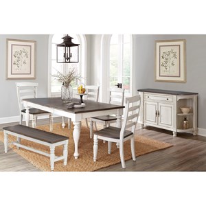 Sunny Designs Bourbon County Formal Dining Room Group