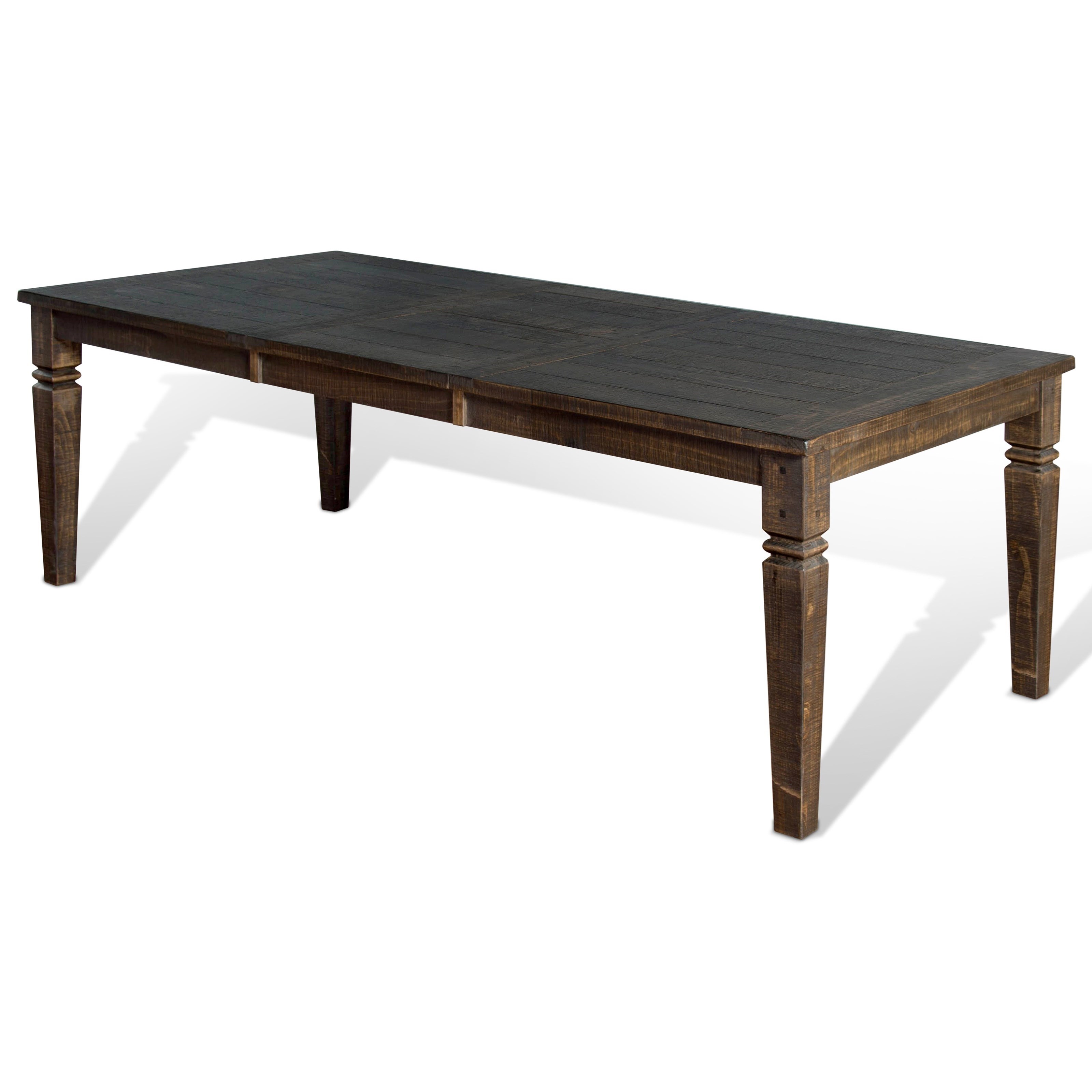 Sunny Designs Homestead Rustic Pine Extension Dining Table
