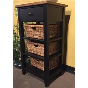 Market Square Mae Mae Storage Rack W/ Baskets