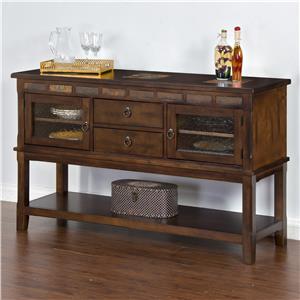 Sunny Designs Santa Fe Server w/ 2 Drawers