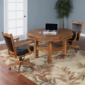 Sunny Designs Sedona 3-Piece Game & Dining Table Set