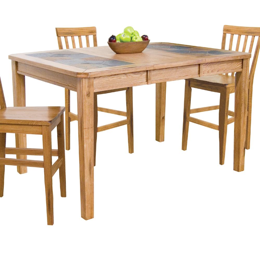 Sunny Designs Sedona Counter Height Extension Table w/ Slate Top