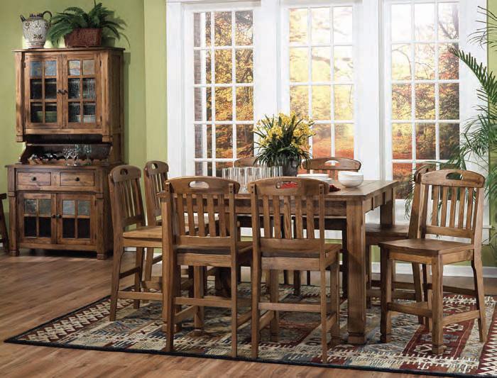 Sunny Designs Sedona Rustic Oak China Buffet & Hutch Conlin's Furniture China