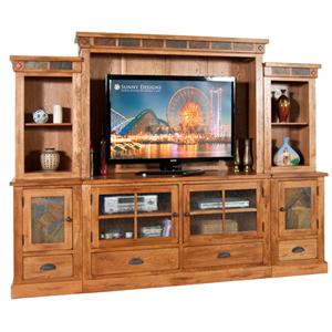 Sunny Designs Sedona 6Pc Entertainment Wall
