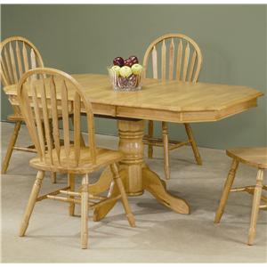 Sunset Selections Single Pedestal Dining Table Sunset Selections Single Pedestal Dining Table