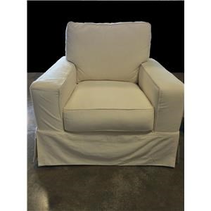 Montague Cream Eclectic Slipcover Chair By Synergy Home Furnishings At Miskelly Furniture